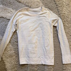 lululemon athletica White Long Sleeve Tee